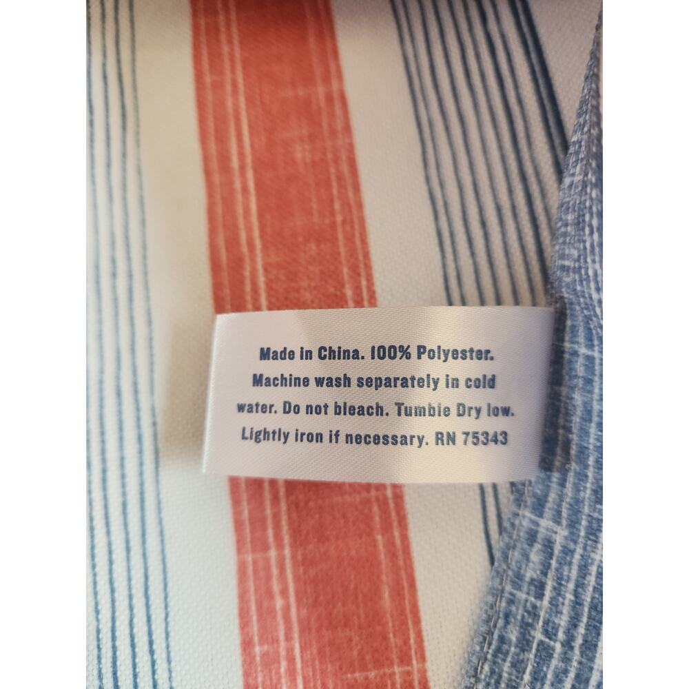 Tommy Bahama placemats set of 4 red, white, & blue patriotic - Picture 5 of 5